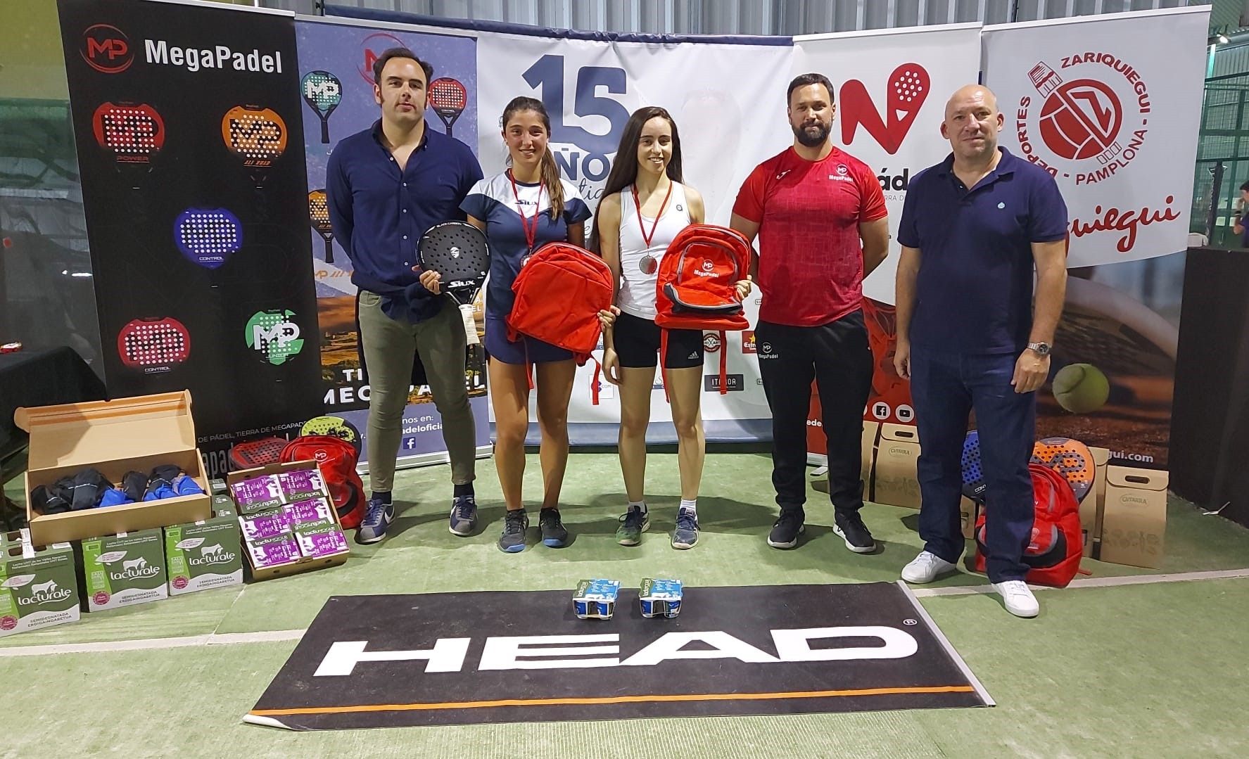María Erroz y Martina Calvo y Aimar Goñi y Álvaro Sola vencen en el II Trofeo Megapadel